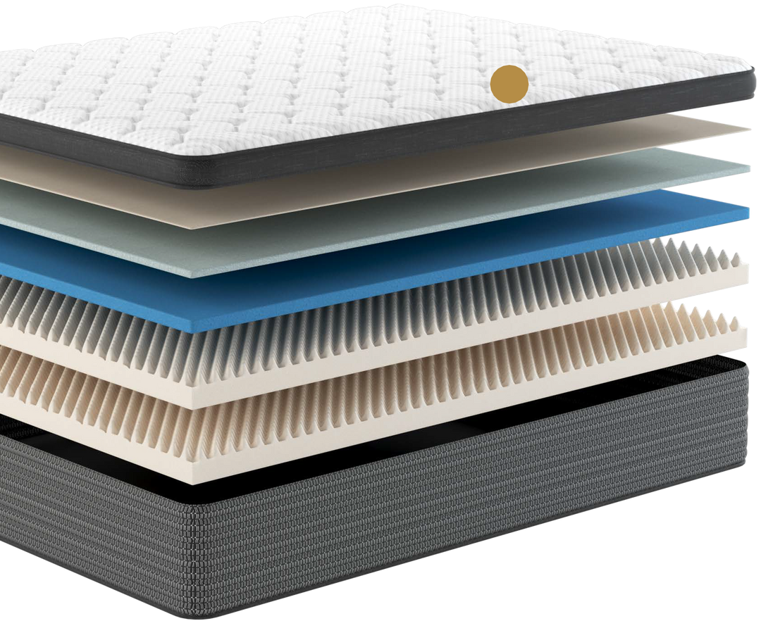 The Star 9" Euro Top Mattress by Worlds Best Sleep