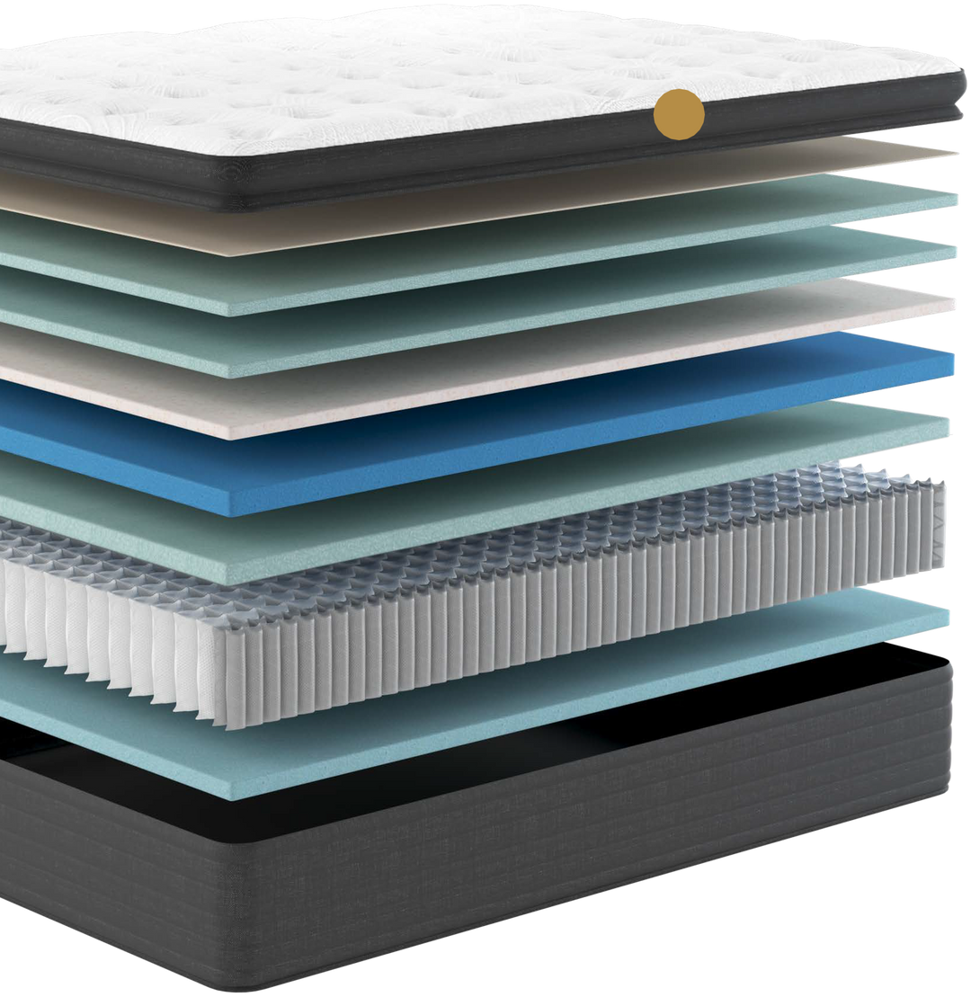 The Cloud Jumbo Pillow Top 16" Mattress by Worlds Best Sleep